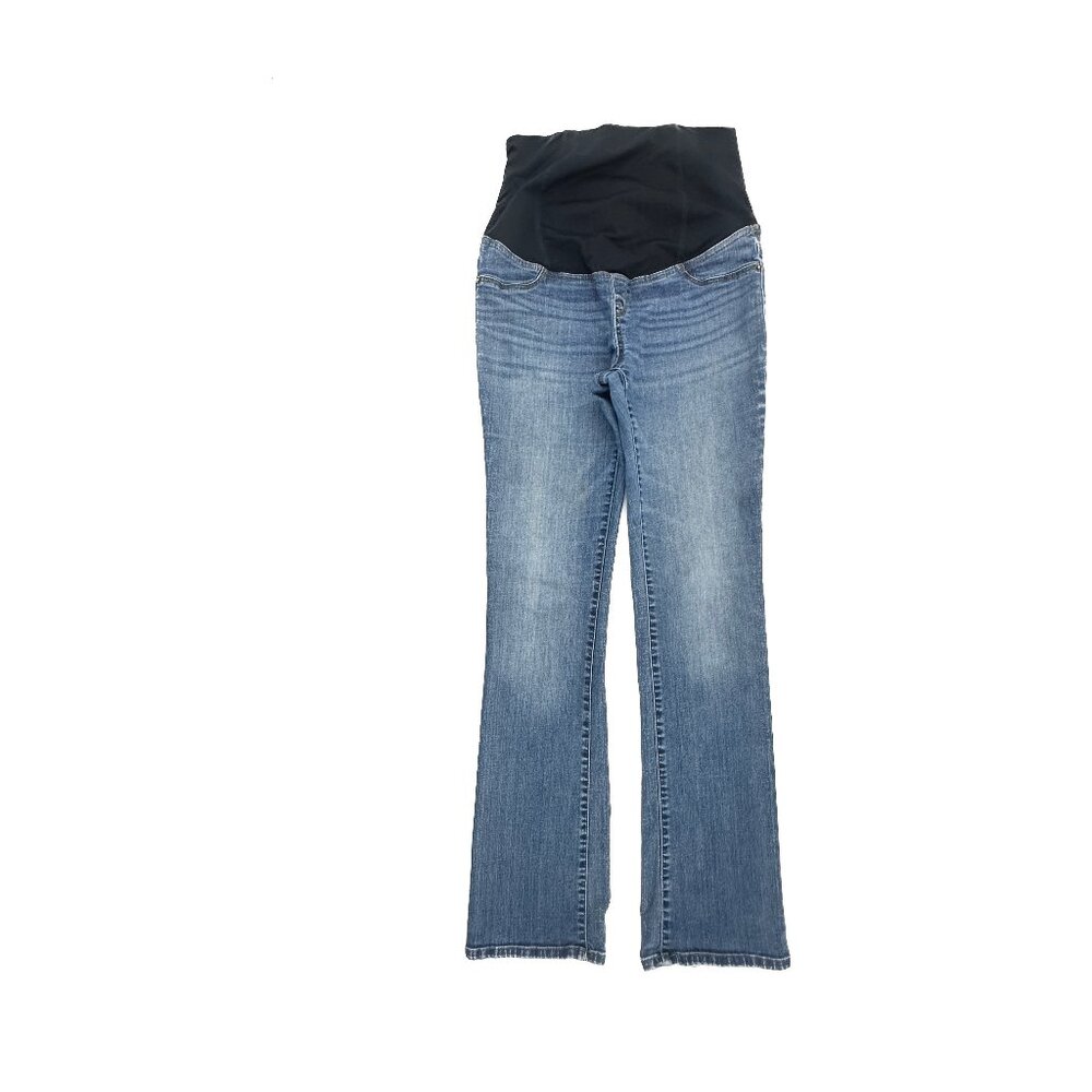 Isabel Maternity Jeans Women 2 Dark Wash Skinny Bootcut Stretch Denim